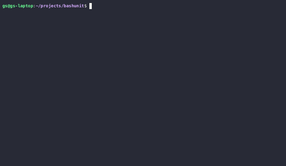 Пример работы скрипта тестирования bash-скриптов